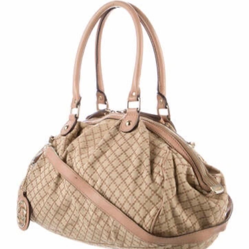 Authentic Gucci tote with strap - Picture 6 of 16